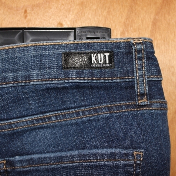 Kut From The Kloth Donna High Rise Fab Ab Ankle Skinny Jeans Dark Wash - Picture 6 of 6